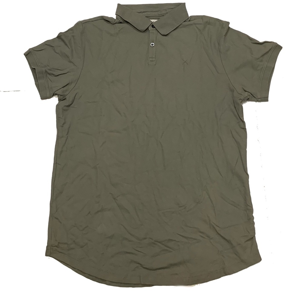 cuts clothing Men's Olive Green Polo Shirt
